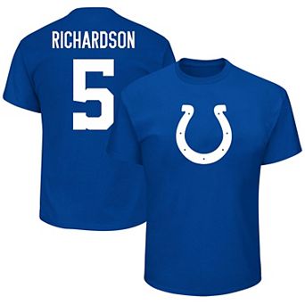 Men's Fanatics Branded Anthony Richardson Royal Indianapolis Colts Big & Tall Player Name & Number T-Shirt