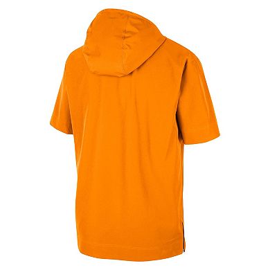 Men's Nike Tennessee Orange Tennessee Volunteers Coaches Half-Zip Short Sleeve Jacket