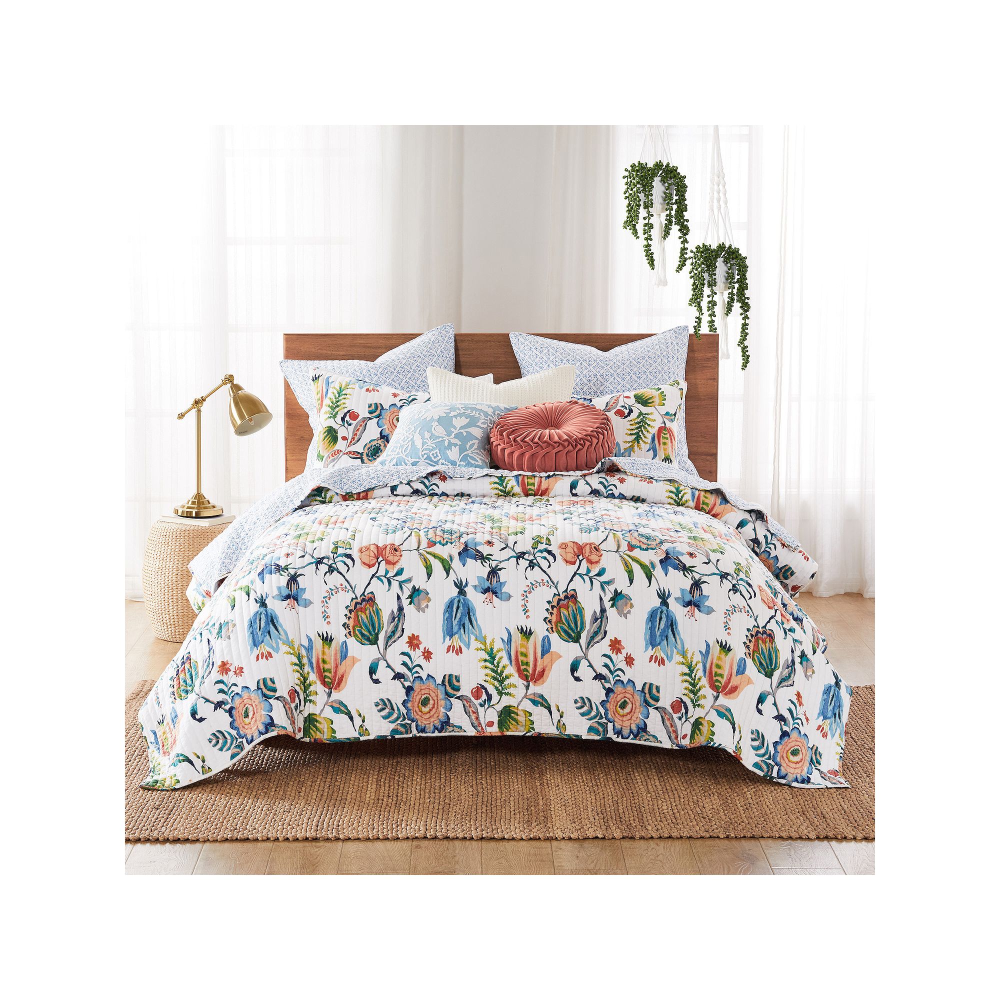 Levtex Home Eleni Quilt Set with Shams, Multi