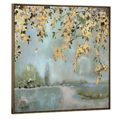 Uttermost Peaceful Hand-Painted Canvas Wall Art