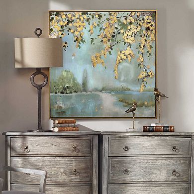 Uttermost Peaceful Hand-Painted Canvas Wall Art