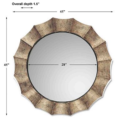 Uttermost Gotham Round Mirror