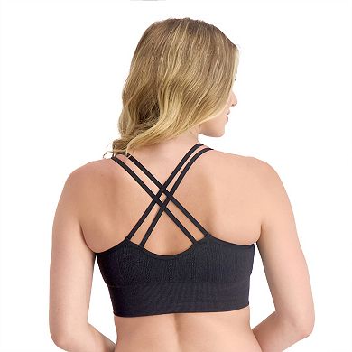 Juniors' SO® 2-Pack Lightly Lined Strappy Seamless Bralette Set SO51-038P2