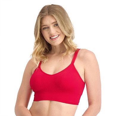 Juniors' SO® 2-Pack Lightly Lined Strappy Seamless Bralette Set SO51-038P2