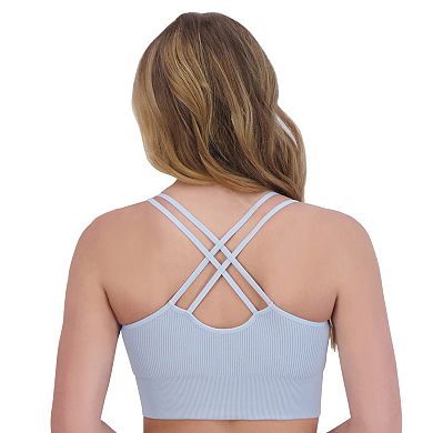Juniors' SO® 2-Pack Lightly Lined Strappy Seamless Bralette Set SO51-038P2