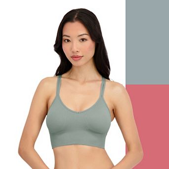 Juniors' SO® 2-Pack Lightly Lined Strappy Seamless Bralette Set SO51-038P2