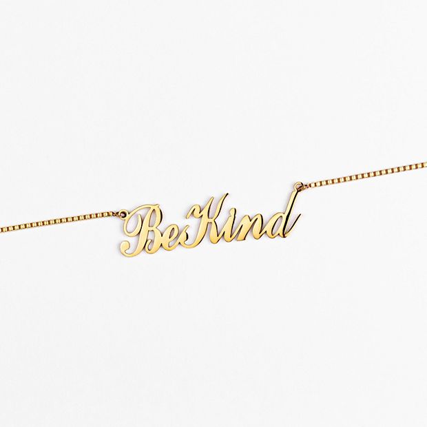 Kohls hot sale name necklace