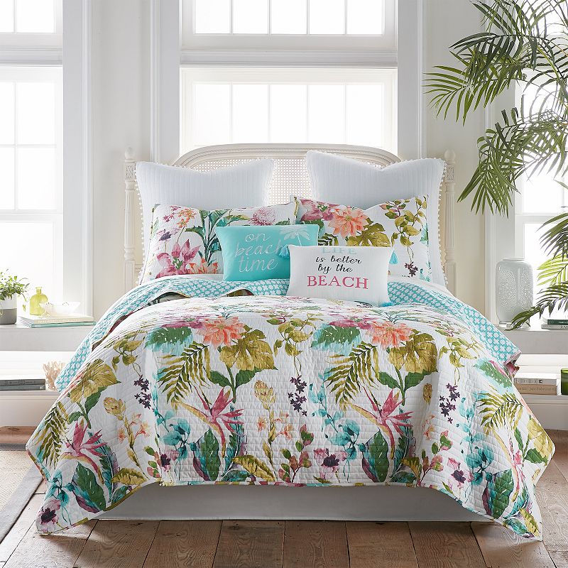 66531183 Levtex Home Malana Quilt Set, Green, King sku 66531183