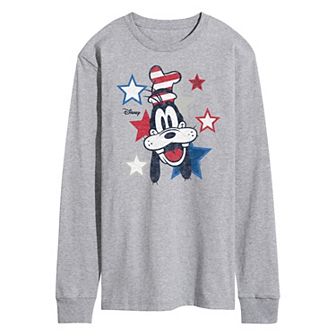 Disney's Goofy Men's Americana Long Sleeve