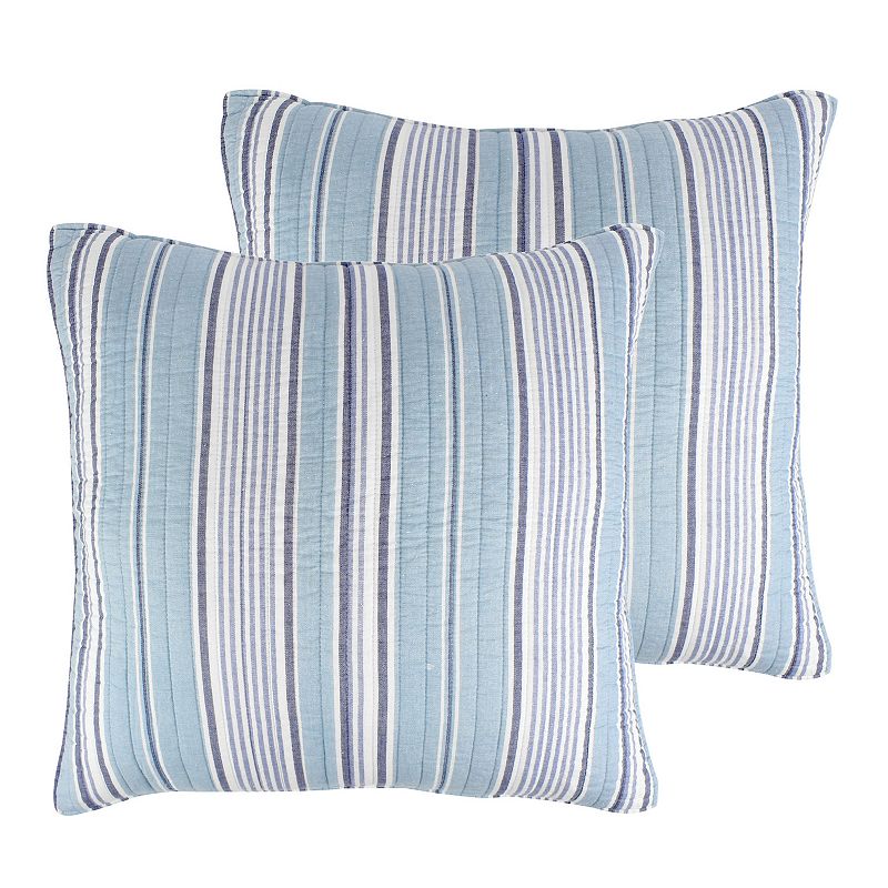 74893901 Levtex Home Lacey Sea 2-pack Euro Sham Set, Blue sku 74893901