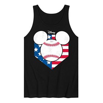 Disney's Mickey Mouse Men's Baseball Flag Tank Top
