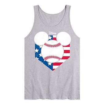 Disney's Mickey Mouse Men's Baseball Flag Tank Top