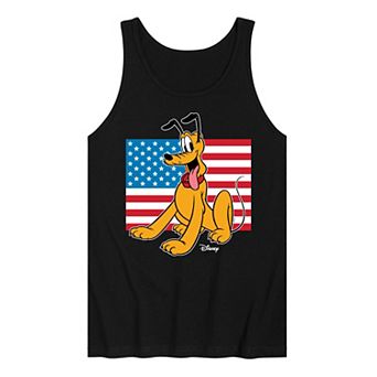 Disney's Pluto Men's USA Flag Tank Top