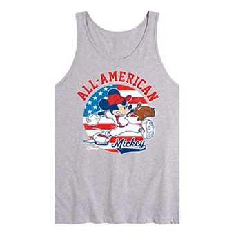 Disney's Mickey Mouse Men's Americana Baseball Tank Top