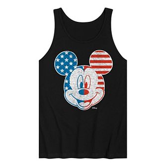 Disney's Mickey Mouse Men's Stars And Stripes Tank Top