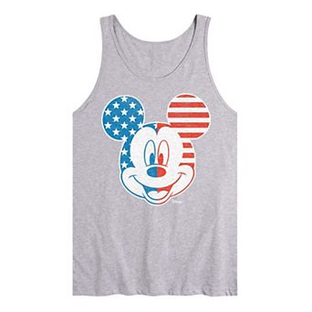 Disney's Mickey Mouse Men's Stars And Stripes Tank Top