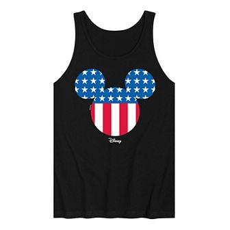 Disney's Mickey Mouse Men's American Flag Tank Top