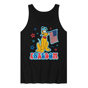 Disney's Pluto Men's Freedom Tank Top