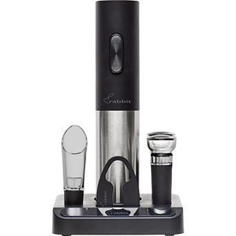 Rabbit 6 pc Electric Wine Set