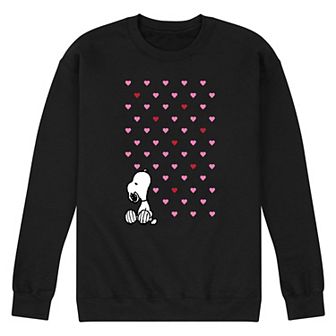 Men's Peanuts Snoopy Hearts Graphic Sweatshirt