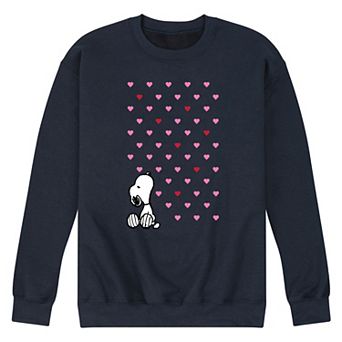Men's Peanuts Snoopy Hearts Graphic Sweatshirt