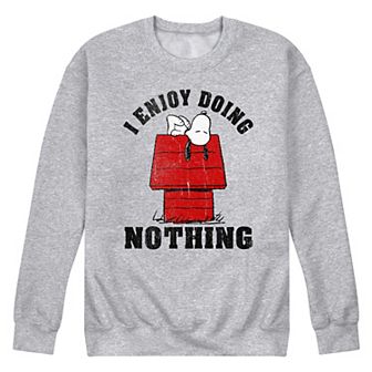 Men's Peanuts Snoopy I Enjoy Doing Nothing Graphic Sweatshirt