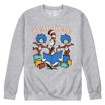 Men's Dr Seuss The Cat In The Hat Read To Me Graphic Sweatshirt