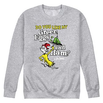 Men's Dr Seuss Green Eggs And Ham Graphic Sweatshirt