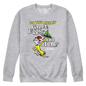 Men's Dr Seuss Green Eggs And Ham Graphic Sweatshirt