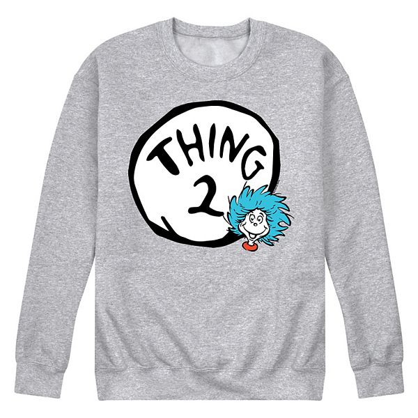 Men's Dr Seuss Thing Two Graphic Sweatshirt