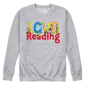 Men's Dr Seuss Love Reading Graphic Sweatshirt