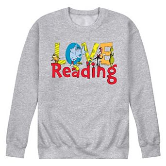 Men's Dr Seuss Love Reading Graphic Sweatshirt