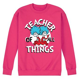 Men's Dr Seuss Teacher Of All Things Graphic Sweatshirt