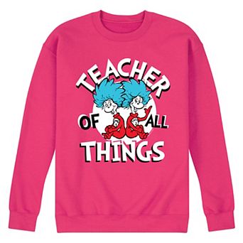 Men's Dr Seuss Teacher Of All Things Graphic Sweatshirt