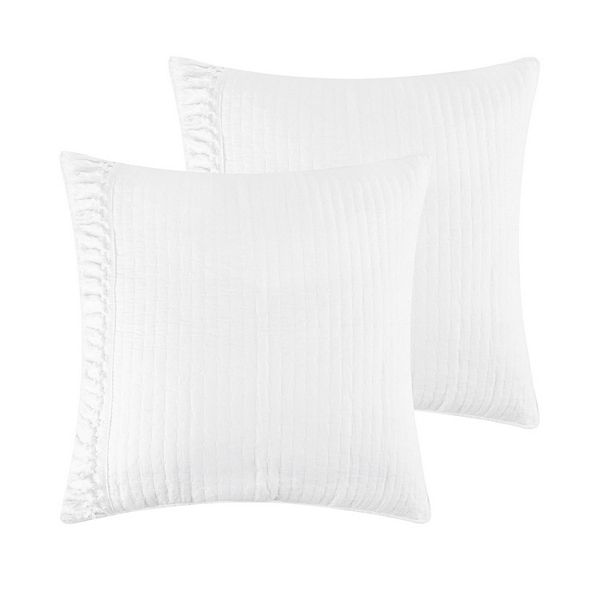Levtex Home Casita White Euro Sham Set