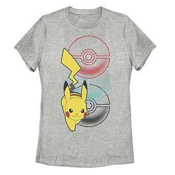 Juniors' Pokemon Pikachu Poke Bounce Graphic Tee