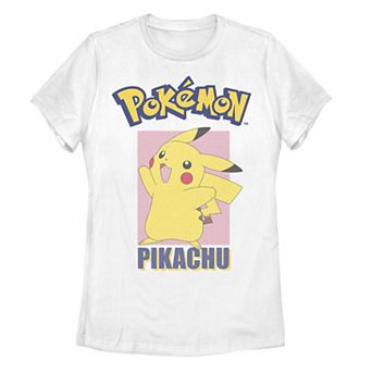 Juniors' Pokemon Pikachu Pose Panel Graphic Tee