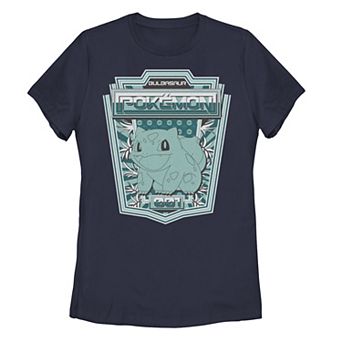 Juniors' Pokemon Happy Bulbasaur 001 Graphic Tee