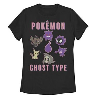 Juniors' Pokemon Ghost Type Group Graphic Tee