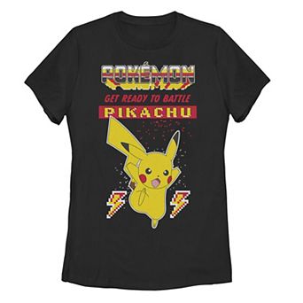 Juniors' Pokemon Get Ready To Battle Pikachu Graphic Tee
