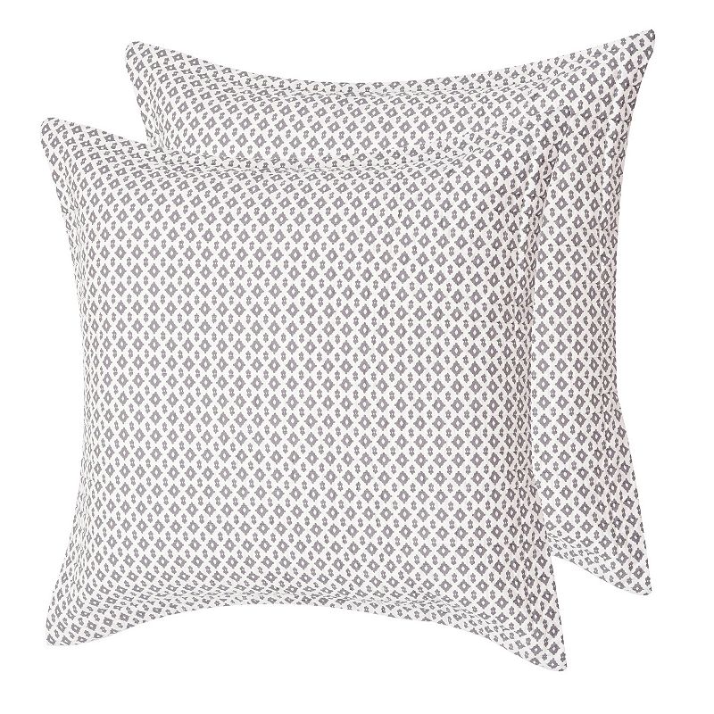 Levtex Home Nacala Euro Sham Set, White