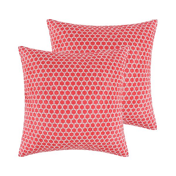 Levtex Home Clementine Spring Set of 2 Euro Shams