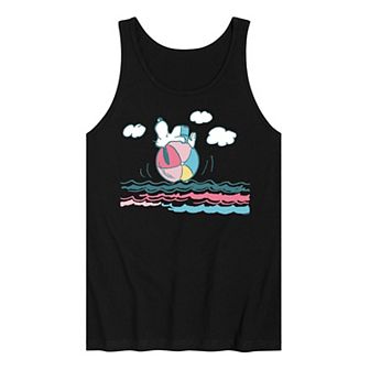 Men's Peanuts Snoopy Beach Vibes Graphic Tank Top