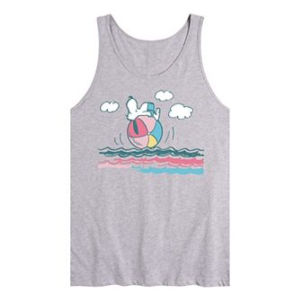 Men's Peanuts Snoopy Beach Vibes Graphic Tank Top