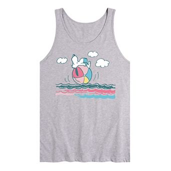Men's Peanuts Snoopy Beach Vibes Graphic Tank Top