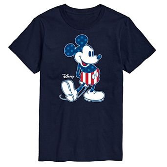Disney's Mickey Mouse Big & Tall Flag Graphic Tee