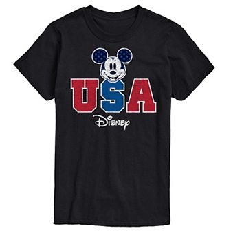 Disney's Mickey Mouse Big & Tall USA Graphic Tee