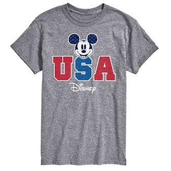 Disney's Mickey Mouse Big & Tall USA Graphic Tee