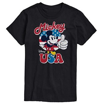 Disney's Mickey Mouse Big & Tall USA Graphic Tee