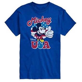 Disney's Mickey Mouse Big & Tall USA Graphic Tee